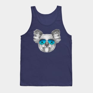 Koala with mirror sunglasses Tank Top